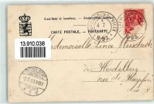 Luxembourg Luxemburg 1899 - Grand Duche Corps des Volontaires Parade Musikcorps