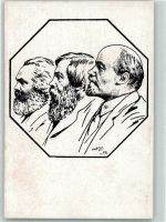 Lenin AK Russische Propaganda 1933 Gebrauchsspuren