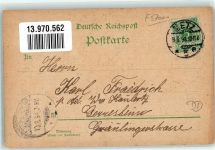 57000 Metz 1898 Lithographie Deutsches Tor Paradeplatz Stadthaus Hauptwache Kathedrale Römerstraße