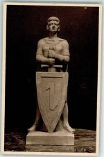 W6800 Mannheim Eiserner Roland Statue von Taglang Rotes Kreuz 1915 Foto AK