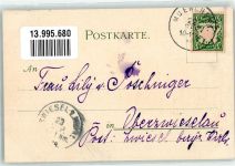 82347 W8139 Bernried , Starnberger See 1898 Lithographie Adelskorrespondenz