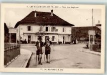 Pfadfinder Hotel du Pont Nr 11 Les Eclaureurs de France Pour etre Aspirant VII Dix kilometres a pied Rotes Kreuz Motiv Frankreich