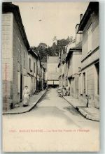 10110 Bar-sur-Seine - la Rue des Fosses et l`Horloge