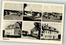 86316 W8904 Hügelshart , Bay - Kolonialwaren u. Schreinerei Krist Wohnhaus Kirche