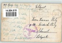Prägedruck Caddyman Golf 1941 Gebrauchsspuren