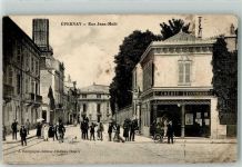 51200 Epernay Gebrauchsspuren Rue Jean Moet Geschäft Credit Lyonnais Fahrrad