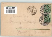 64711 W6120 Erbach , Odenw 1903 Lithographie