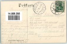 17419 O2251 Seebad Heringsdorf 1906 - Ankunft d. Salondampfer Odin Aussichtsterrasse