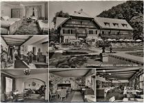 83324 W8222 Ruhpolding um 1950-60 - Ruhpolding, Hotel -Parkhaus Ruhwinkel-, gezackter Rand,Ernst Baumann AKU1