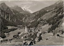um 1961 - Heiligen Blut mit Großglockner, Kirche, gezackter Rand,L. Ämmon AKU1
