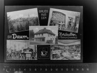 96349 W8645 Nordhalben GLASNEGATIV Cafe Daum