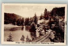 06507 O4305 Gernrode , Harz - Heiliger Teich Eisenbahn zwischen Gernrode u. Mägdesprung