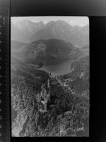 87629 W8958 Füssen GLASNEGATIV Schloss Neuschwanstein