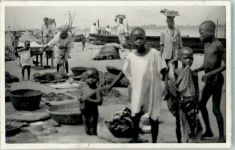 Marktszene Schwarzafrikaner 1935