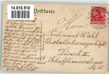 36341 W6420 Lauterbach Hessen 1912 Prägedruck Marktplatz im Mondschein Wappen Sage vom Strumpf Lauterbrücke Künstlerkarte Verlag Gustav Mandt