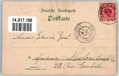 10115 W1000 Tiergarten 1897 Lithographie Schauspielhaus Goethe-Denkmal Lessing-Denkmal