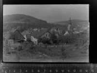 36364 W6427 Bad Salzschlirf GLASNEGATIV Gesamt vom Kirchhof