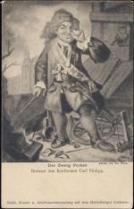 Der Zwerg von Perkeo, Hofnarr des Kurfürsten Carl Philipp.,Edm. von König,sign. Adrian von der Werft Gemälde um 1900