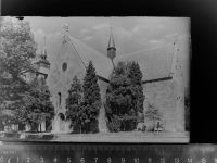 26316 W2930 Varel , Jadebusen GLASNEGATIV Kirche