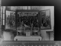63619 W6482 Bad Orb GLASNEGATIV Martins-Kirche Altar