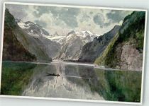 Königssee Alpiner Kunstverlag Eugen Richter Nr. 5 Compton, E. H. Künstlerkarte