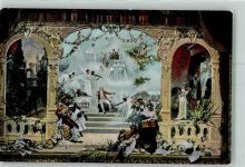 Salzburg Mozart-Vorhang im Stadt-Theater Verlag Würthle & Sohn Theater