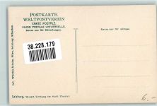 Salzburg Mozart-Vorhang im Stadt-Theater Verlag Würthle & Sohn Theater