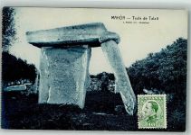 Menorca - Mahon Denkmal Taula de Tastatl Marke bildseitig