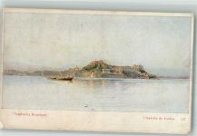 Corfu Kerkyra 1929 Gebrauchsspuren Zitadelle