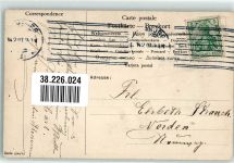 Zwei Frauen in Tracht Maschinenstempel Trachten Norwegen 1907 Künstlerkarte