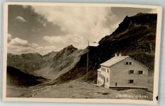 Neue Heilbronner Hütte Foto AK Hüttenstempel