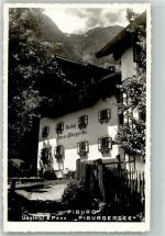 6433 Oetz Foto AK Gasthaus Pension Piburgersee