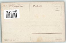 57340 Dalhain Künstlerkarte WK I Schlacht in Lothringen 1914
