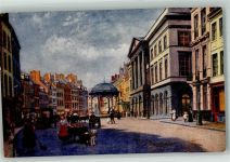 Namur Namen Künstlerkarte Hundekarren La Grand Place