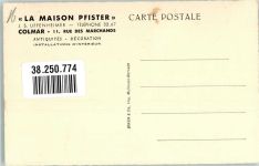68000 Colmar Kolmar Foto AK Pension Pfister