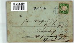 83246 W8218 Unterwössen 1898 Gebrauchsspuren