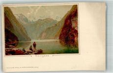 83471 W8240 Königssee b Berchtesgaden Lithographie