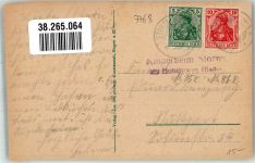 78247 W7709 Storzeln , Hegau 1916 - Panorama des Ortes Fotograf Ott