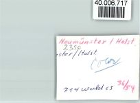 24534 W2350 Neumünster , Holst FOTO KEINE AK