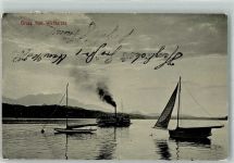 9220 Velden am Wörther See 1914 Foto AK Dampfschiff Wörthersee