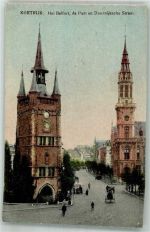Courtrai Kortrijk 1916 Foto AK Feldpost WK I Nr. 5 27.Inf. Div.