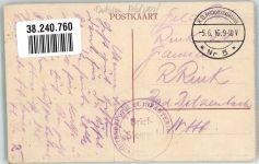 Courtrai Kortrijk 1916 Foto AK Feldpost WK I Nr. 5 27.Inf. Div.