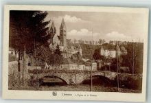 Clerf Clervaux Foto AK Kirche Schloss