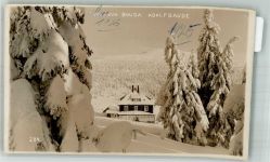 Spindleruv Mlyn Spindelmühle Winter Hüttenstempel Adolfbaude