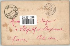San Sebastian Donostia 1906 Foto AK Avenida de la Liberta Marke bildseitig Hauser y Menet