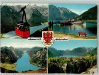 6212 Maurach Foto AK Seilbahn Dampferanlegestelle Achensee Wappen