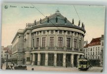 Antwerpen Anvers Foto AK Straßenbahn Le Theate Royal