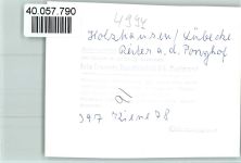 32361 W4994 Holzhausen , Kr Lübbecke, Westf FOTO KEINE AK Ponyhof