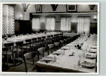 W4018 Richrath , Rheinland Innenaufnahme Gedeckte Tafel gedeckter Tisch FOTO KEINE AK