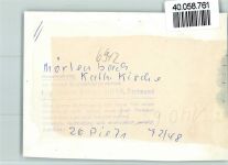 69509 W6942 Mörlenbach FOTO KEINE AK Kath. Kirche